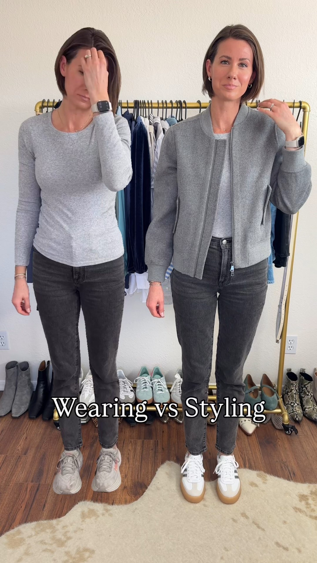 It’s amazing what a few small changes can do to elevate your look. 

Here are some tweaks you can make to help you look more put together in your 40s:

•Tuck in your shirt to show your waist & give you shape 
•Swap out your shoes from what you wear to exercise to a cute pair of stylish sneakers 
•Add a layer with a stylish jacket (not a puffer coat)
•Add simple jewelry (earrings, necklace, rings, bracelet)

Save this for later! 

Friends don’t let friends look frumpy. 💕



#tallgirlstyle #tallgirlfashion #over40fashion

#LTKootd #LTKTall #LTKOver40