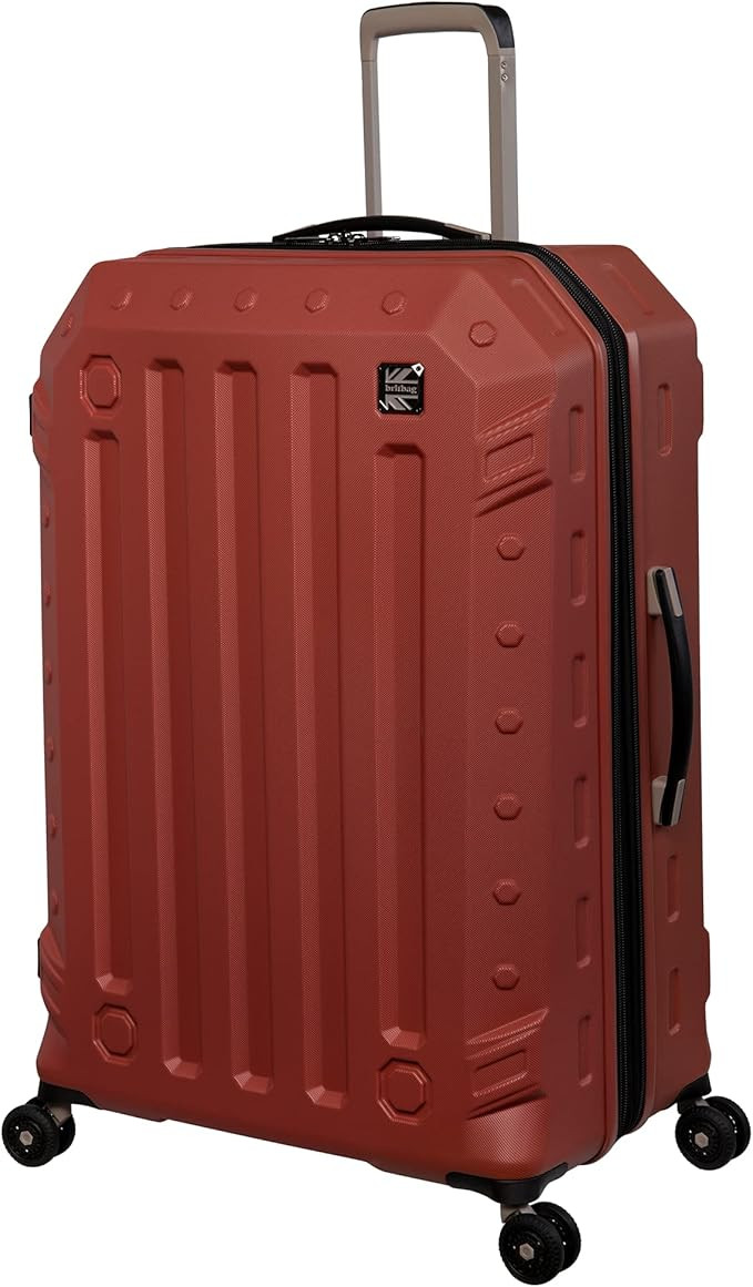 Britbag Gannett 32" Hardside Checked 8 Wheel Expandable Spinner Luggage, Rust | Amazon (US)