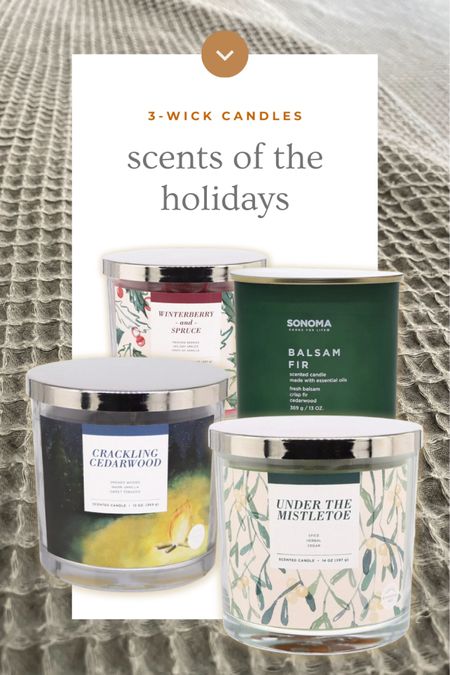 If you’re looking for some stocking stuffers for Christmas or a gift for any holiday celebration, a 3-wick Sonoma candle from Kohl’s is a great way to gift cozy this season. These are just a few of my favorites, but there are more in-store and online to pick from! (These are a great 3-wick dupe!)

#LTKHolidaySale #LTKHoliday #LTKGiftGuide