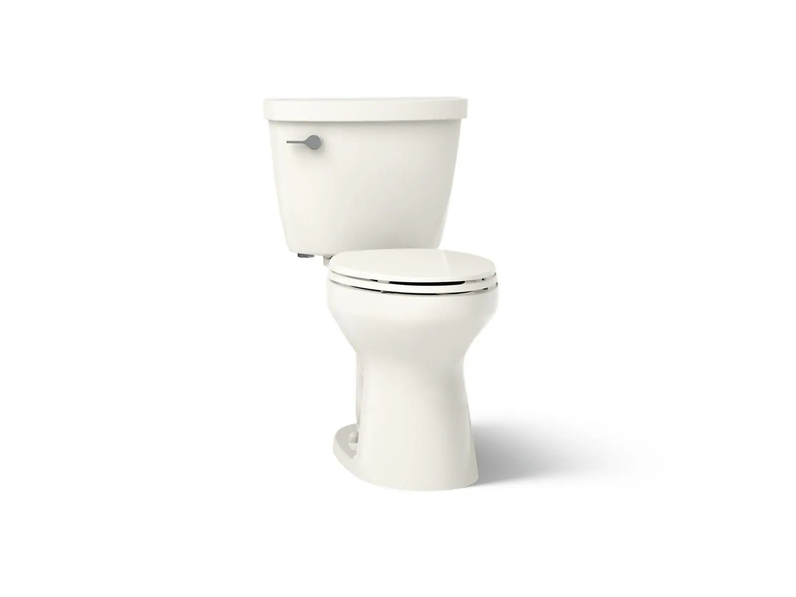 KOHLER Cimarron Biscuit Elongated Chair height 12-in Rough-In WaterSense 1.28 GPF 2-piece Toilet one_size in White | 31621-96 | Lowe's