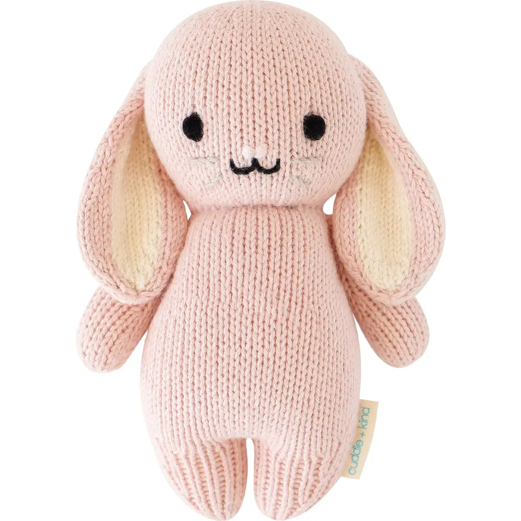 cuddle+kind Baby Bunny Stuffed Animal in Pink at Nordstrom | Nordstrom