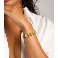 Gold Ball Bead Bracelet, Stacking Bracelets, Bracelet Set, Beaded Gift | Etsy (US)