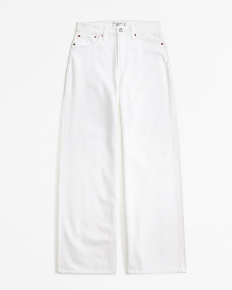 High Rise Wide Leg Jean | Abercrombie & Fitch (US)
