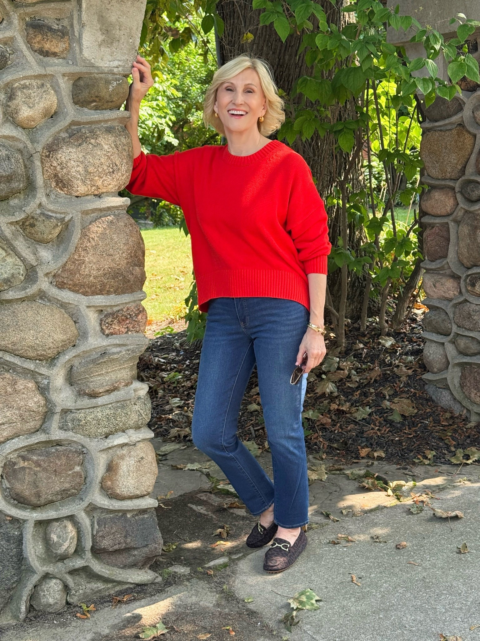 I don’t know about you, but a red sweater always feels like an easy way to make an outfit feel a little more special. ❤️

I love this Quince sweater paired with dark-wash denim and loafers — classic, comfortable, but with just enough color to make the whole look pop.

This is the kind of outfit I’d reach for on a fall day when I want to look put together without overthinking it. Sometimes the simplest combinations really are the ones that work best.

#LTKOver40 #LTKSeasonal #LTKootd