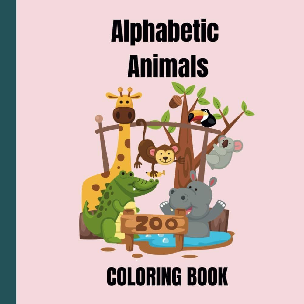 Cute ABC Animal Coloring Book for Kids: Educational Alphabetic Animal Coloring Pages for Children... | Amazon (US)