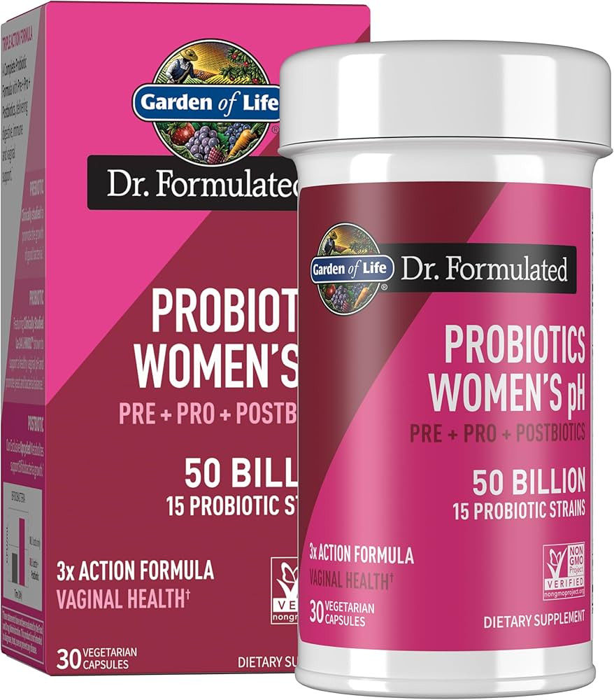Garden of Life Dr Formulated Once Daily 3-in-1 Complete Prebiotics,Postbiotics&Probiotics for Wom... | Amazon (US)