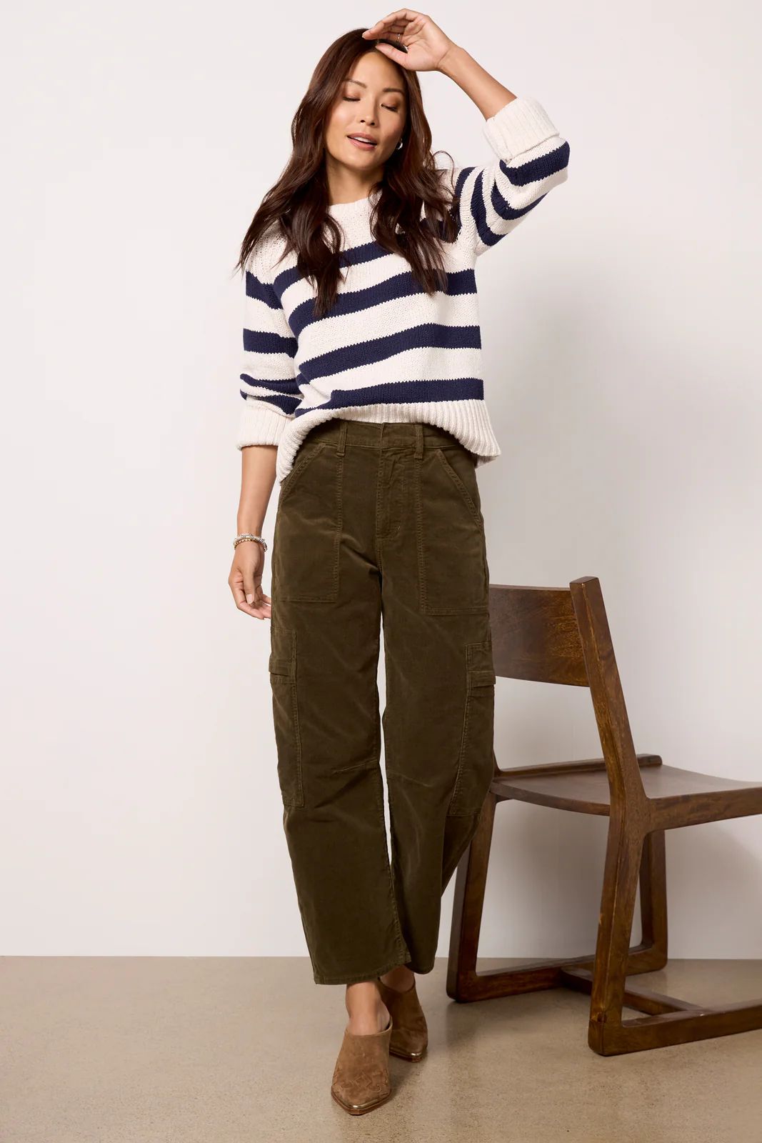 Marcelle Corduroy Cargo Pant | EVEREVE