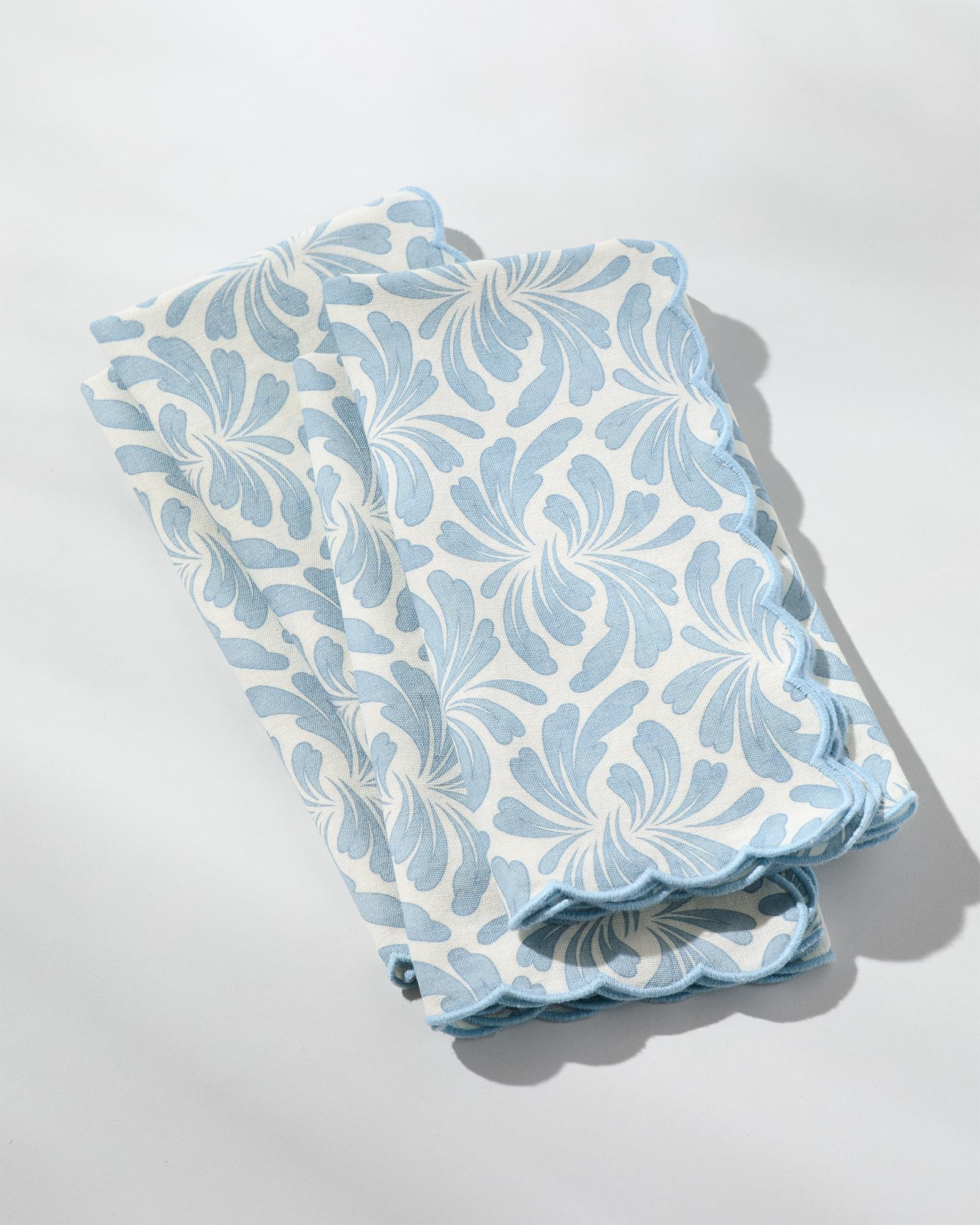 Marisol Napkins – Set of 8 - Coastal Blue | Serena & Lily | Serena and Lily