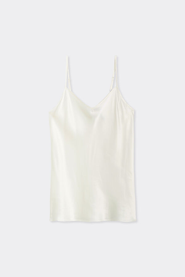 Silk Satin Top with V-neckline - Intimissimi | Intimissimi (US)
