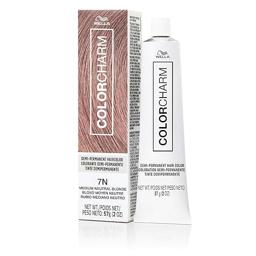 Amazon.com: COLORCHARM Demi Permanent Hair Color 7N Medium Neutral Blonde Gloss, Refresh & Tone 2... | Amazon (US)