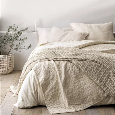 Heavyweight Linen Blend Comforter & Sham Set - Casaluna™ | Target