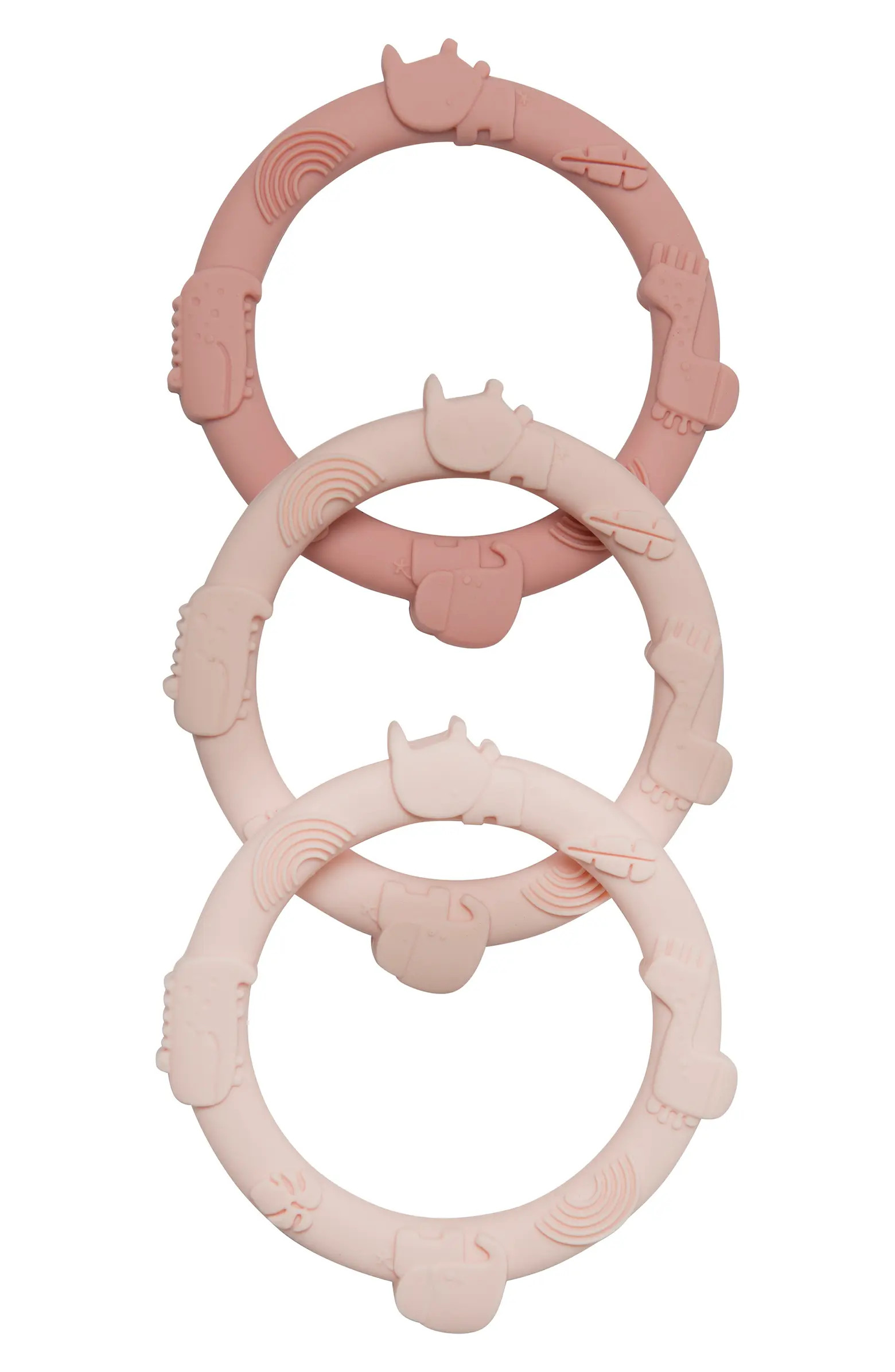 Assorted 3-Pack Teething Rings | Nordstrom