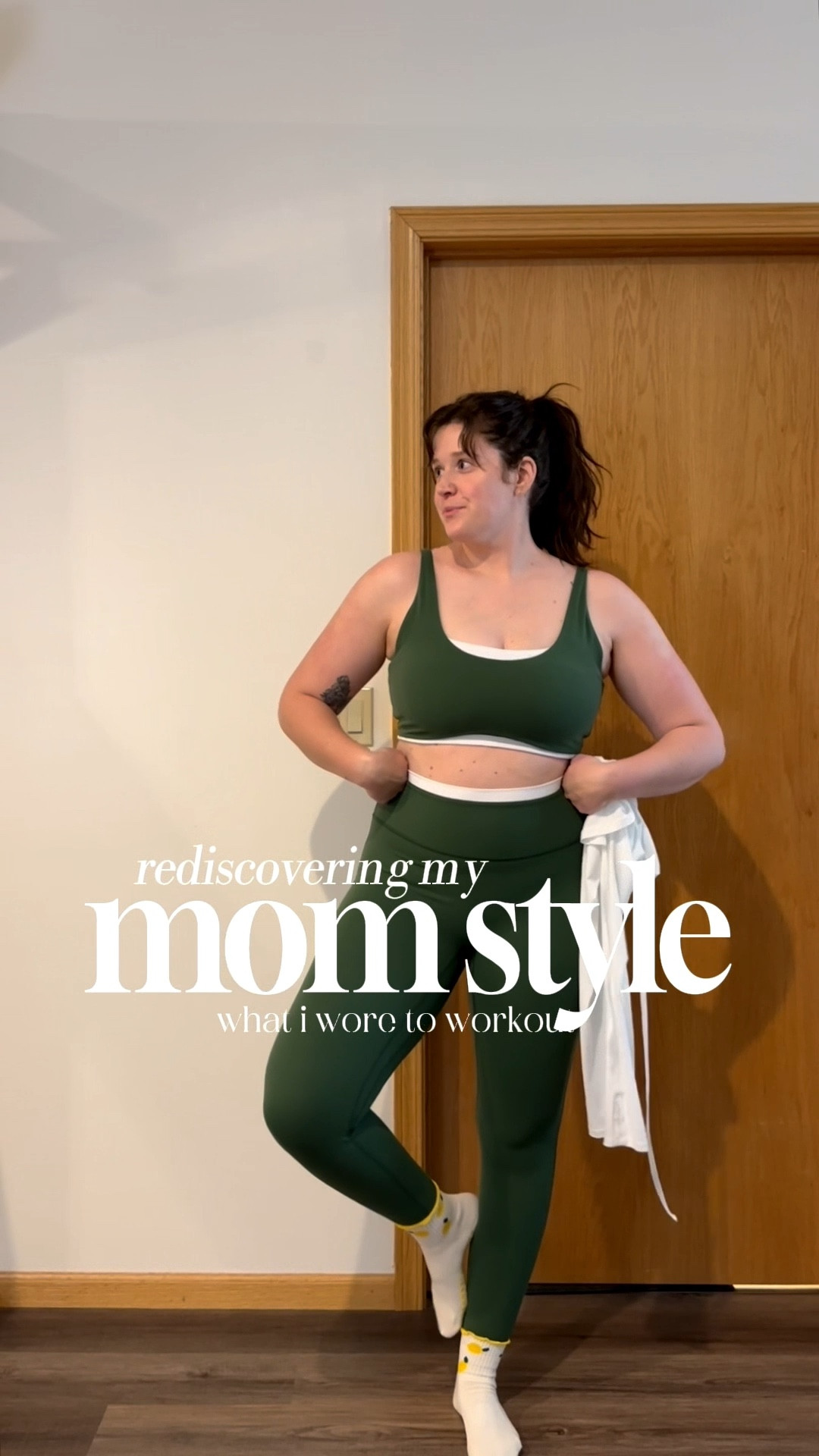 getting dressed in something cute to workout from home has made a huge difference in the likelihood of me working out #postpartumfitnessjourney #pilates #workoutoutfit 

#LTKfitnessgoals #LTKActive #LTKootd