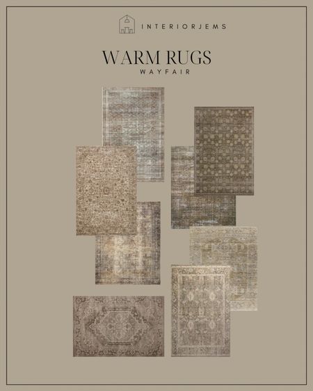 Warm toned rugs from Wayfair, Loloi rugs, vintage, licking rugs, bedroom, rug, living room, rug, kitchen and bathroom rug, affordable area, rugs, extra large rugs, rug runner

#LTKhome #LTKsalealert #LTKstyletip