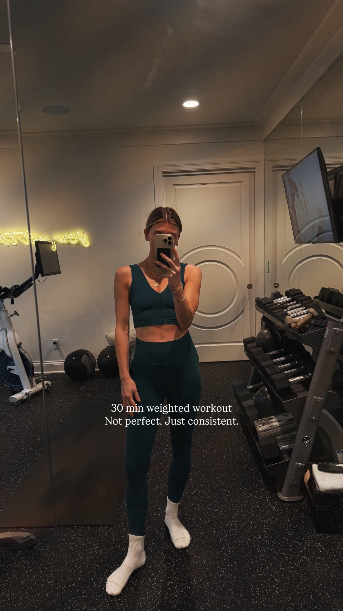 Workout set, vibration plates, and my supplements 