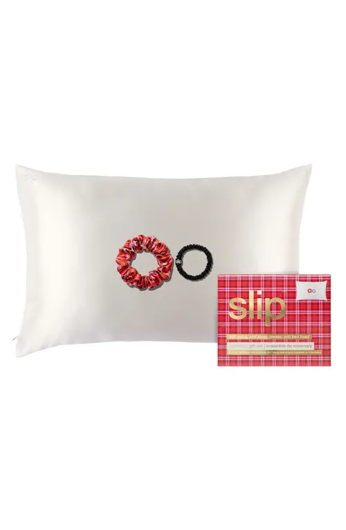slip Pure Silk Queen Pillowcase & Scrunchie Set (Limited Edition) $109 Value in Rosemary at Nordstrom | Nordstrom