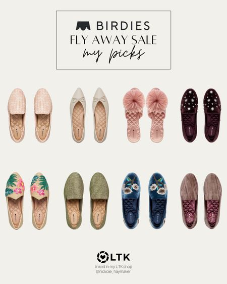 My picks from the #Birdies FLY AWAY SALE! My favorite brand for the best and most comfortable flats around. All under $100

Use my code: NICKOLEHAYMAKER10 for non sale items. 

#LTKsalealert #LTKunder100 #LTKshoecrush