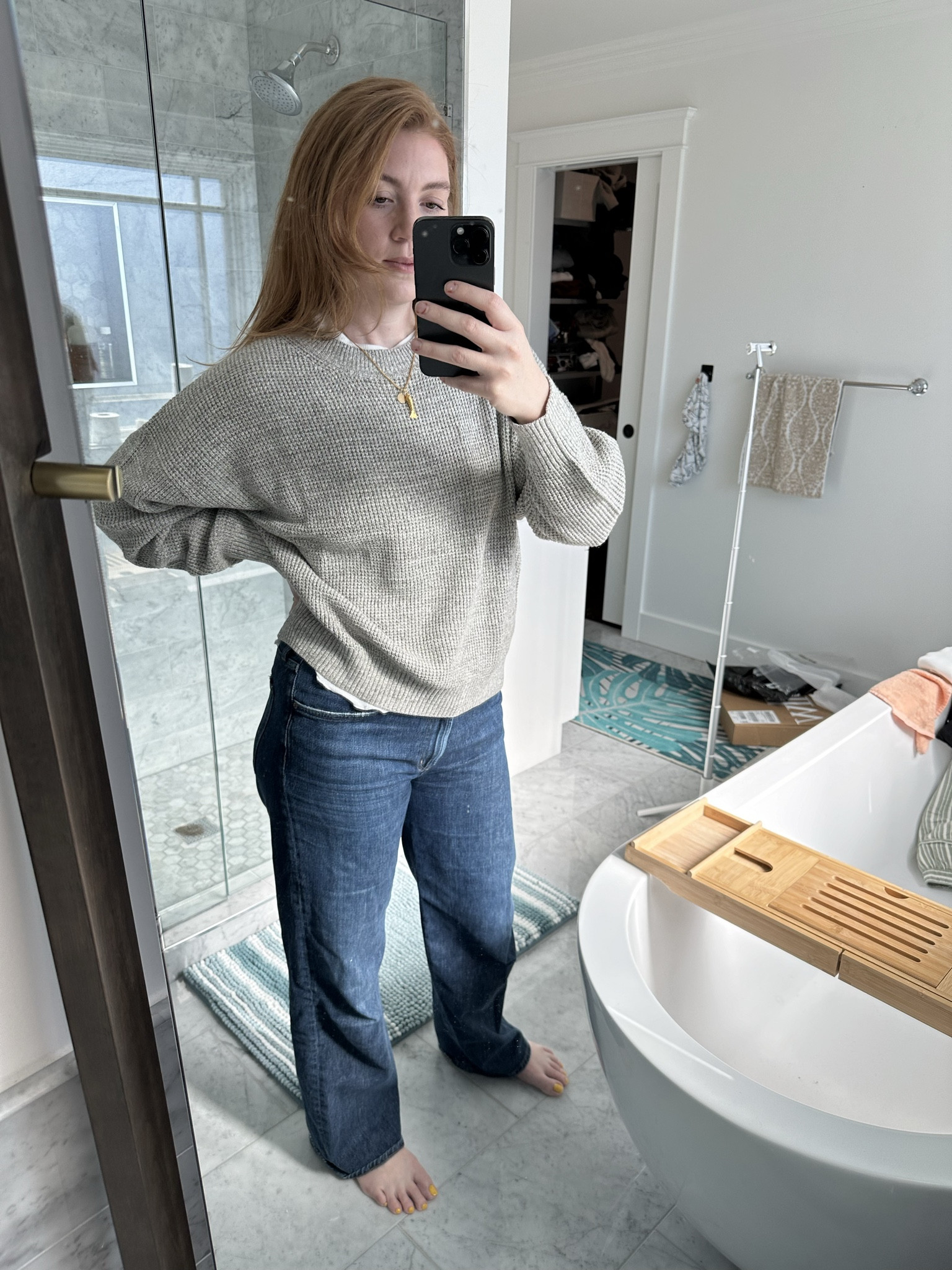 Been searching for the perfect neutral knit to layer over a white tee and I finally found it 

#LTKstyletip