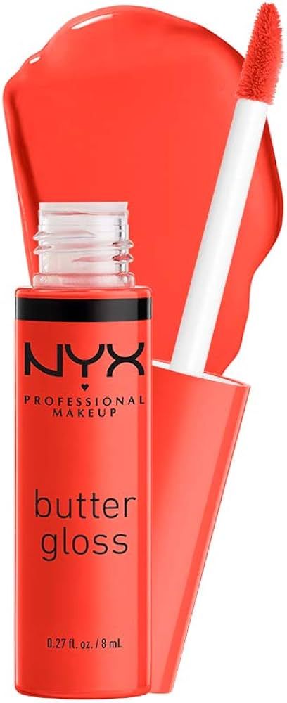 NYX PROFESSIONAL MAKEUP Butter Gloss, Non-Sticky Lip Gloss - Orangesicle (Orange) | Amazon (US)