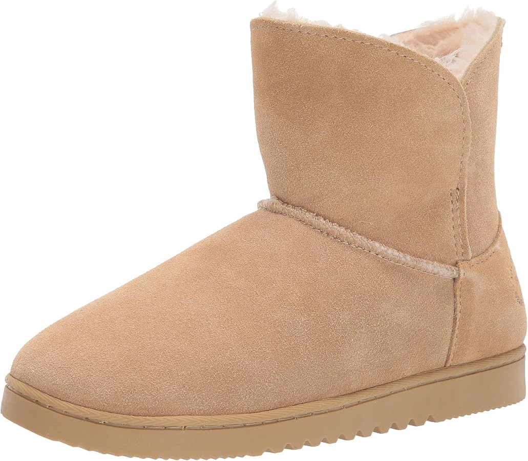 Dearfoams Women's Paige Suede Bootie Slipper | Amazon (US)