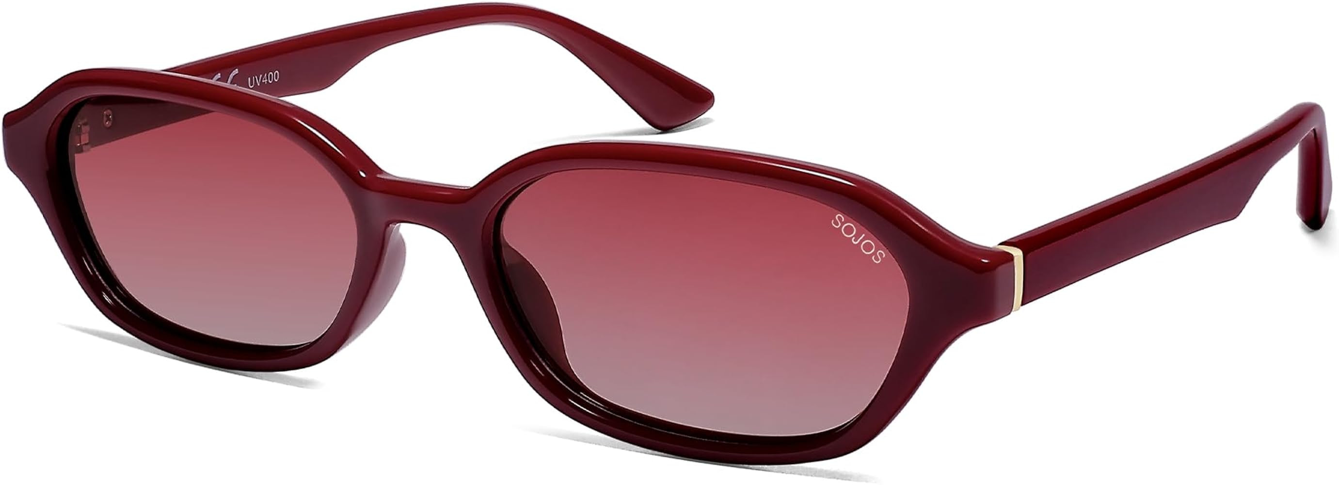 SOJOS Retro Rectangle Polarized Sunglasses for Women Men Trendy Hexagon Narrow Chic Y2K Sunnies S... | Amazon (US)