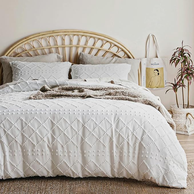 Bedsure Duvet Cover King Size - King Duvet Cover Set, Boho King Bedding Set for All Seasons, 3 Pi... | Amazon (US)