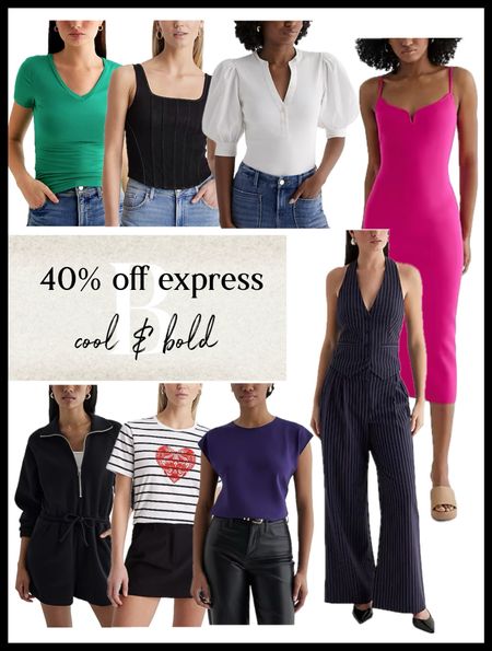 40% off everything at Express. 
Cool & Bold colors from the winter season palette. 


#LTKfindsunder100 #LTKSeasonal #LTKsalealert