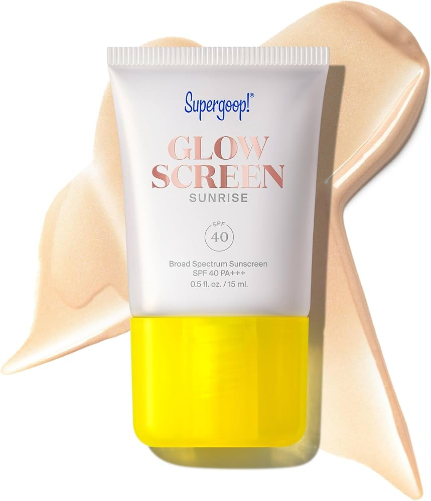 Supergoop! Glowscreen (SPF 40) - 0.5 fl oz - Glowy Primer + Broad Spectrum Sunscreen - Adds Insta... | Amazon (US)