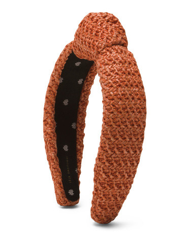 Raffia Knotted Headband | TJ Maxx