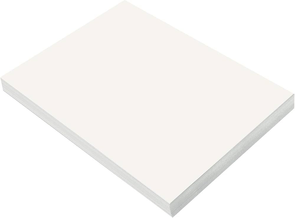Prang (Formerly SunWorks) Construction Paper, White, 9" x 12", 100 Sheets | Amazon (US)
