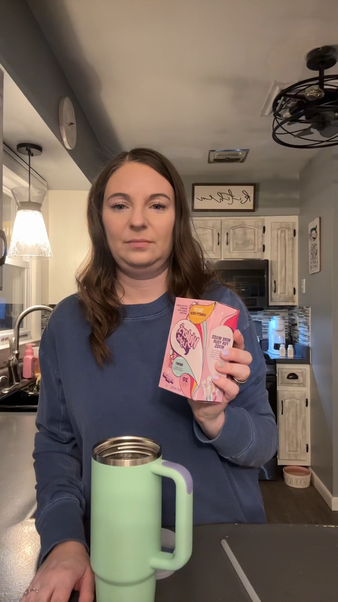 I can’t get through my water intake without adding a flavoring packet! #waterintake #flavoredwater #cottoncandy #Wylers #yummy 

#LTKFitness #LTKFindsUnder50 #LTKBeauty