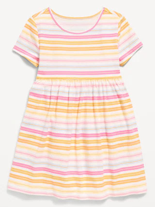Printed Short-Sleeve Dress for Toddler Girls | Old Navy (US)