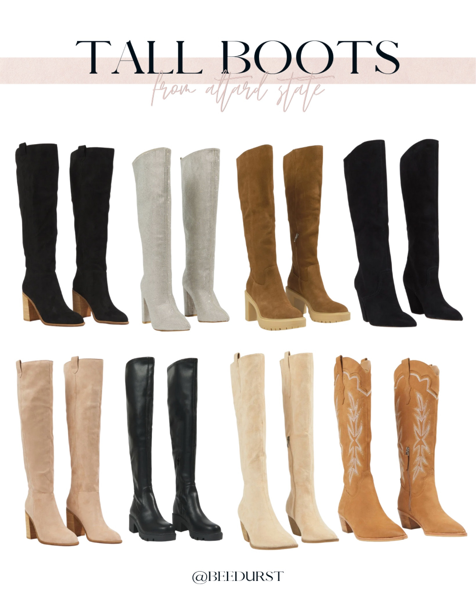 Tall boots, otk boots, over the knee boots, riding boots, trendy boots, western boots, sparkly boots, rhinestone boots, heeled boots 

#LTKSeasonal #LTKshoecrush #LTKstyletip
