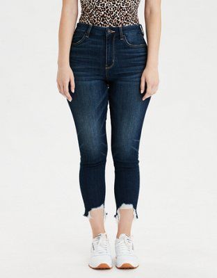 AE Ne(X)t Level Curvy High-Waisted Jegging Crop | American Eagle Outfitters (US & CA)