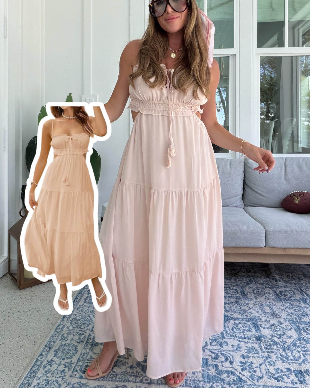 The prettiest flowy maxi for an effortlessly feminine look. 🎀✨

maxi dress, flowy maxi dress, feminine dress, summer dress, vacation dress, resort wear, romantic style, tiered maxi dress, neutral dress, casual maxi dress, vacation outfit, summer outfit, warm weather style, women’s fashion, effortless style, feminine outfit, resort style, beach vacation outfit, dress inspiration, summer style 

 #LTKootd #LTKPetite