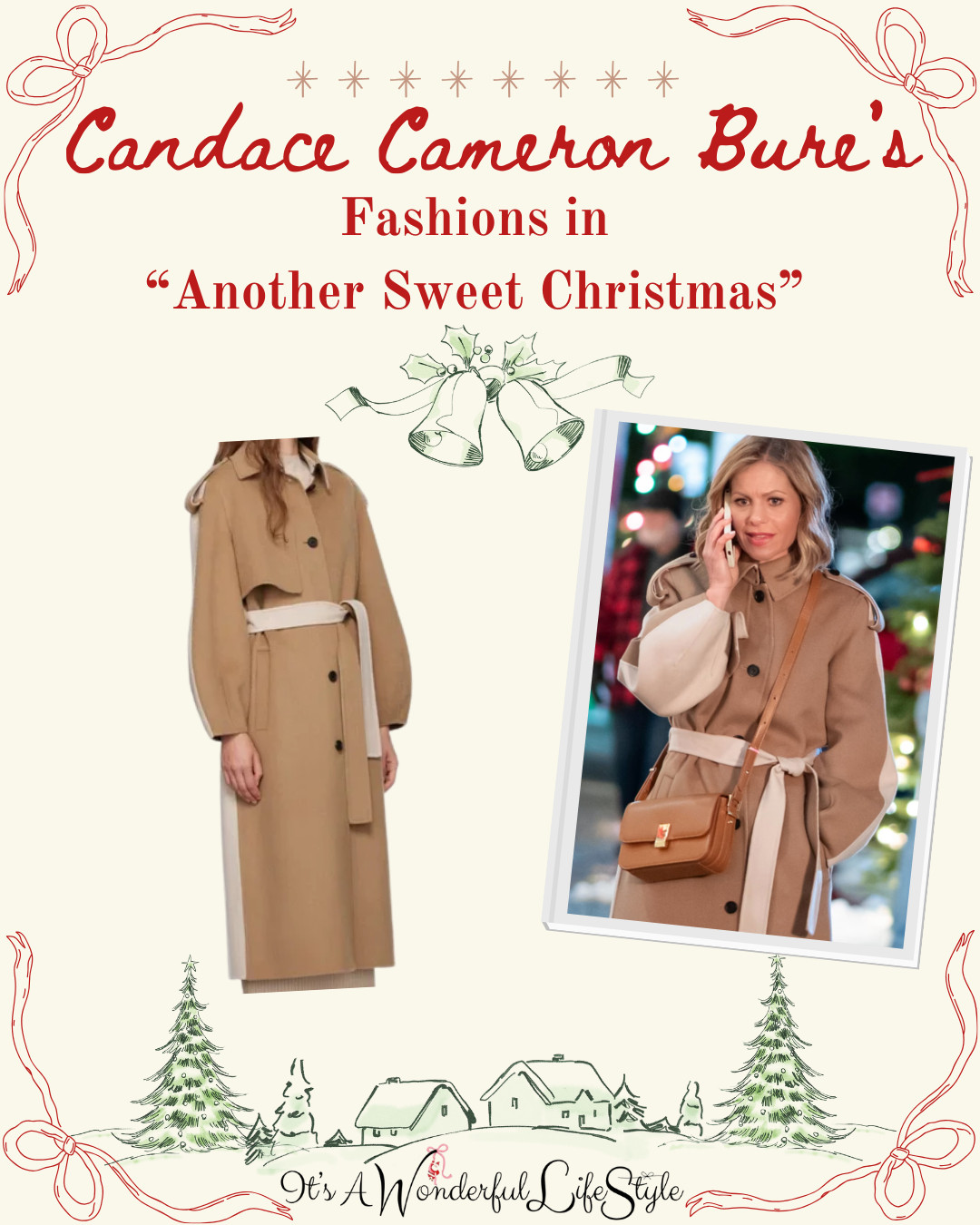 Snag Candace Cameron Bure’s two tone colorblock coat from “Another Sweet Christmas”—the cozy, chic holiday looks everyone’s talking about! 🎄 

 #LTKGiftGuide #LTKHoliday #LTKSeasonal