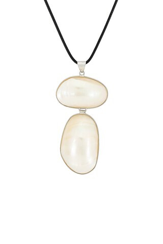 Amber Sceats Pendant Necklace in White from Revolve.com | Revolve Clothing (Global)