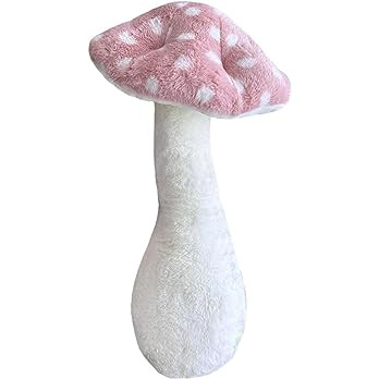 Hofun4U Mushroom Plush Pillow - 39 inch Mushroom Shaped Stuffed Long Pillow - Mushroom Plush Body... | Amazon (US)