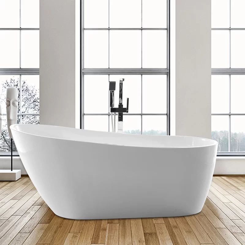 VA6522-S 55" x 28" Freestanding Soaking Bathtub | Wayfair North America