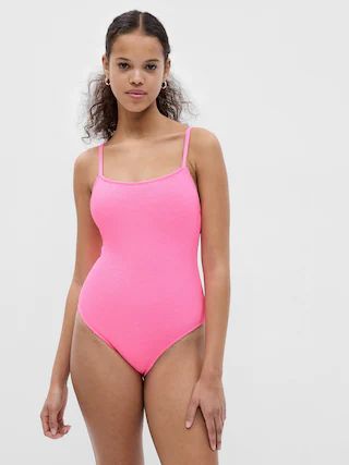 Rib One-Piece Swimsuit | Gap (US)