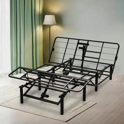 Adjustable Bed Base Frame Head And Foot Incline Quiet Motor Queen Size Zero Gravity, Dual Usb A+C Ports, Remote Control With Zg And Memory Keys | Wayfair North America