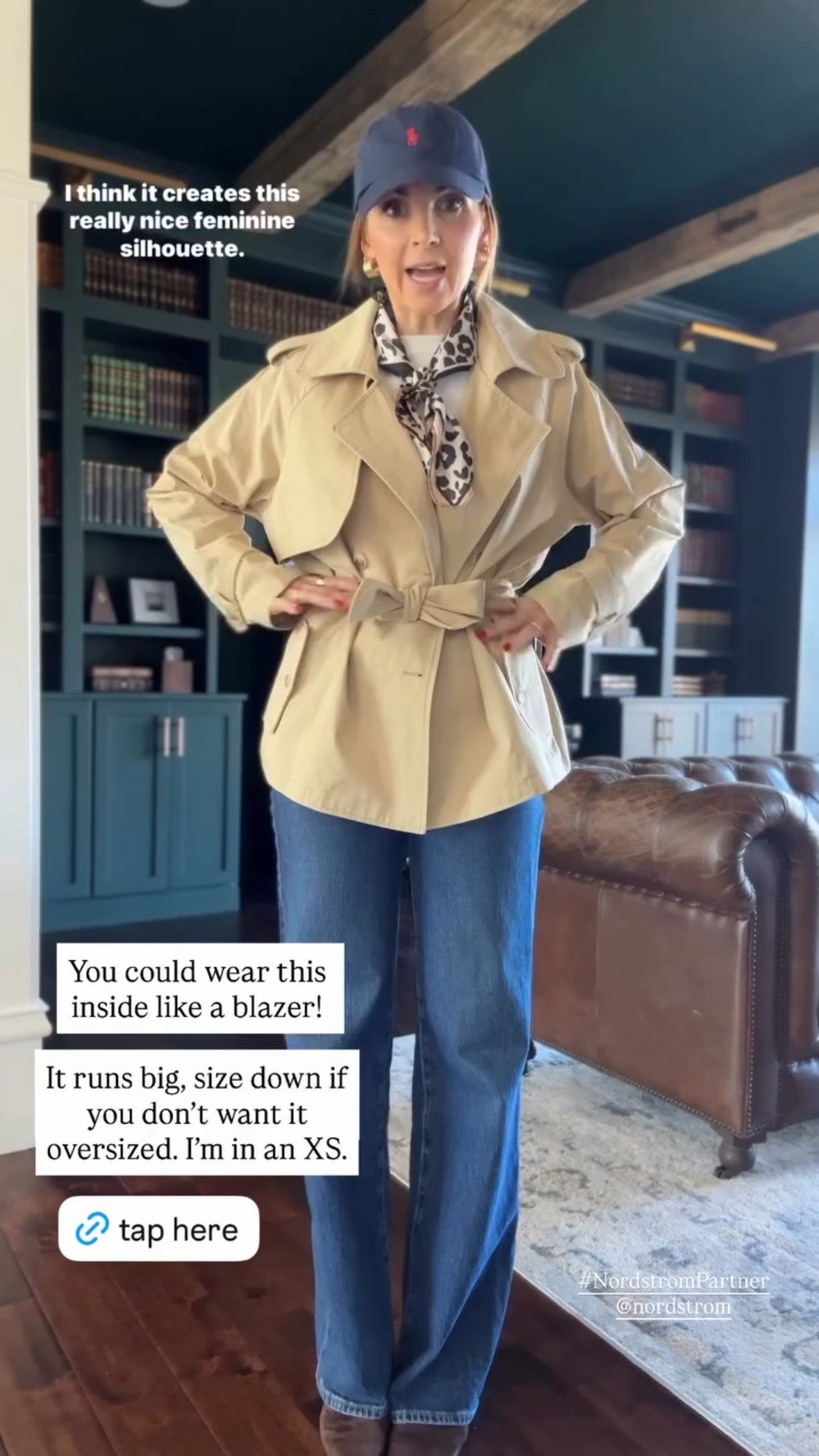 @nordstrom short trench is a great wardrobe addition for spring! Wearing an XS

#LTKgrwm