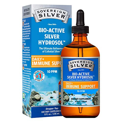 Sovereign Silver Bio-Active Silver Hydrosol for Immune Support - Colloidal Silver - 10 ppm, 4oz (118 | Amazon (US)