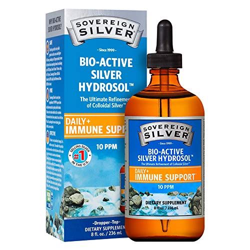 Sovereign Silver Bio-Active Silver Hydrosol for Immune Support - Colloidal Silver - 10 ppm, 4oz (118 | Amazon (US)