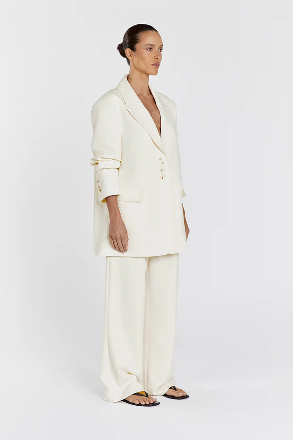 CAREY CREAM BLAZER | DISSH