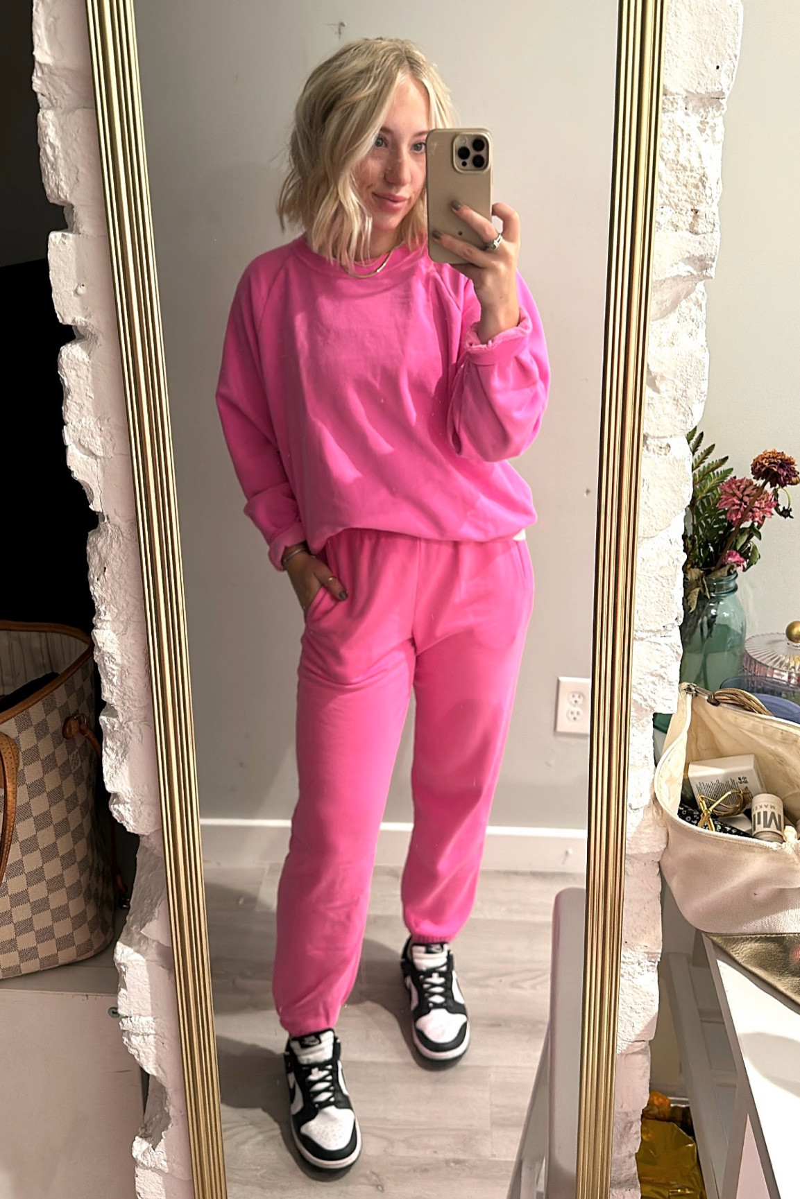 Matching set season 🩷🍂 Wearing a M.

#LTKFindsUnder100 #LTKStyleTip #LTKSeasonal