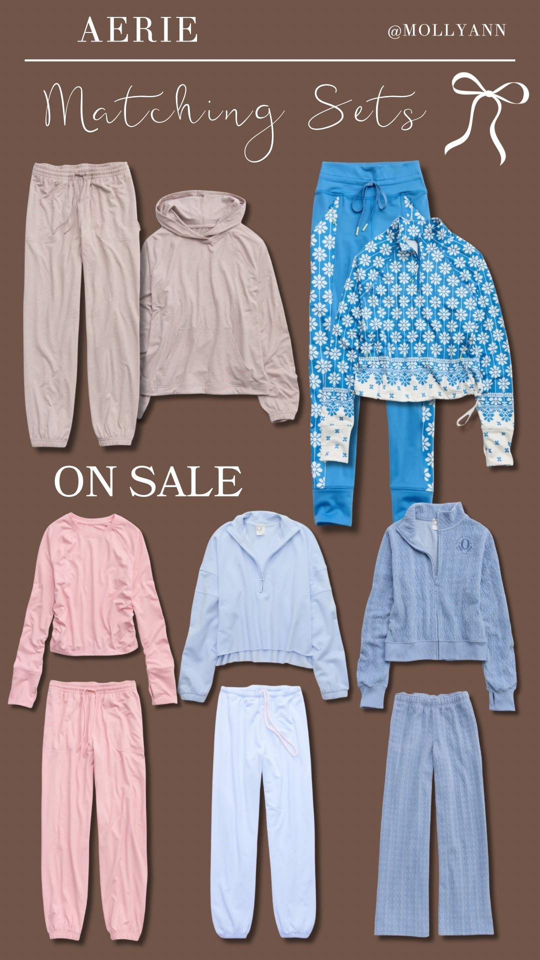Matching sets on sale at Aerie! 

#LTKootd #LTKActive #LTKSaleAlert