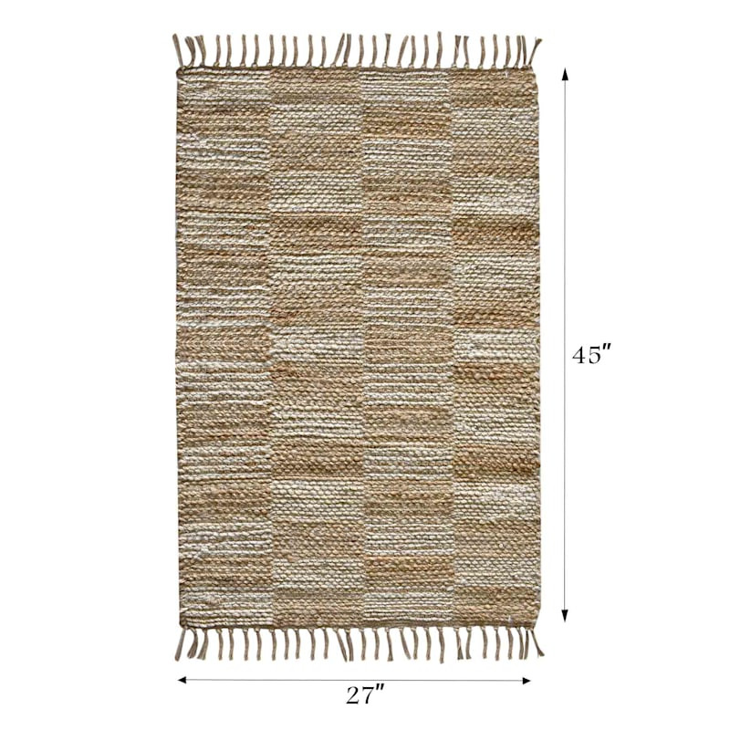 Jute Broken Stripe Accent Rug, 2x4 | At Home