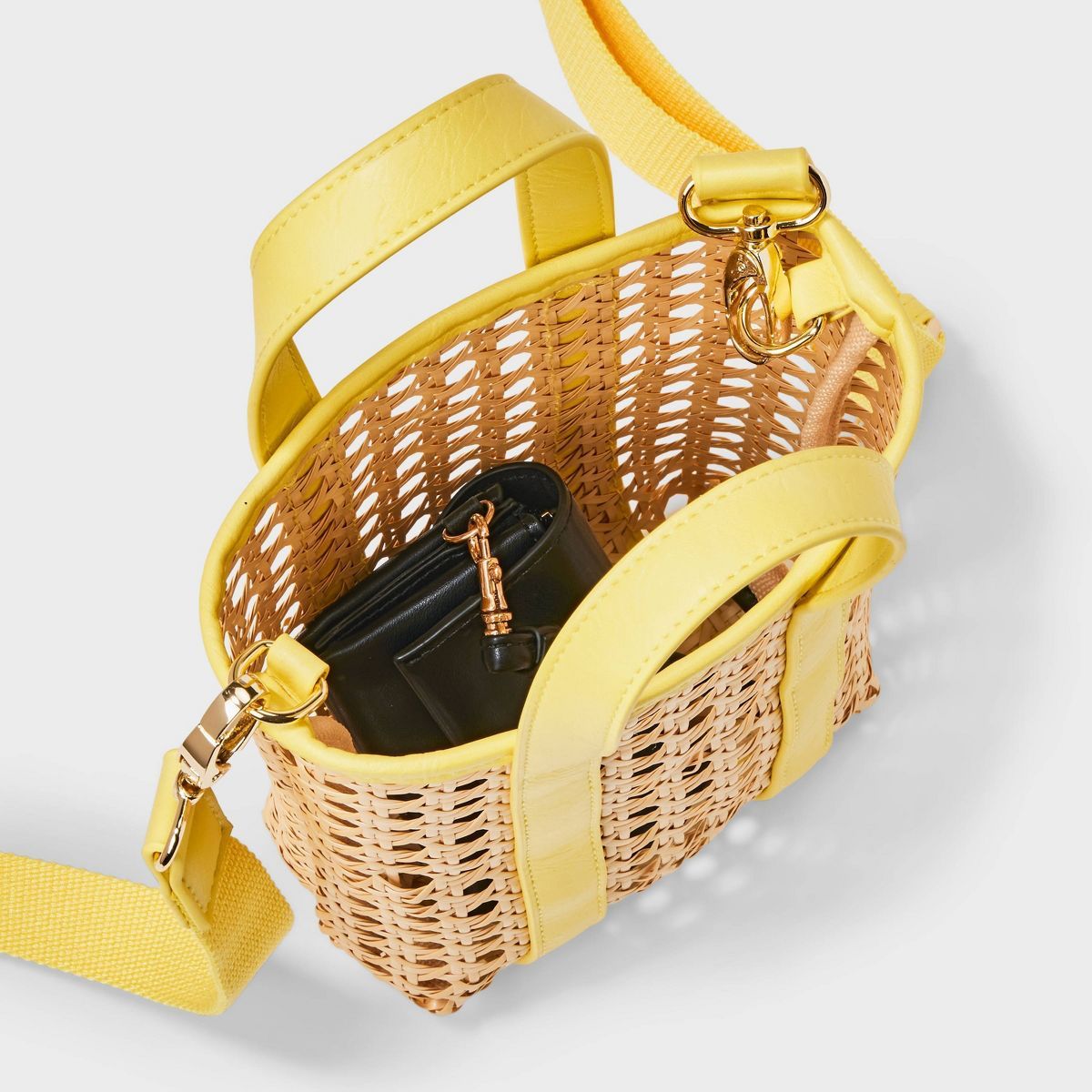 Caning Mini Tote Handbag - Universal Thread™ | Target