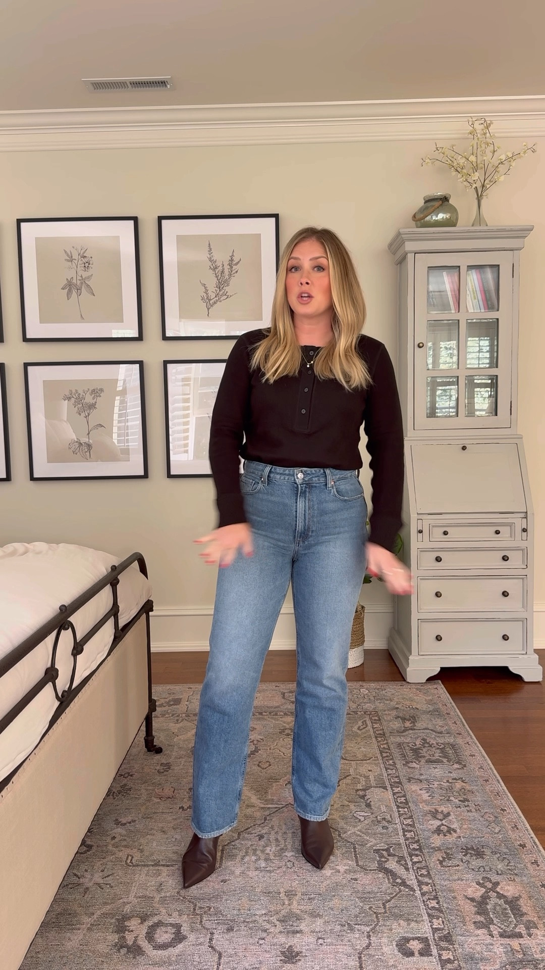 Shoe options for full length straight jeans! 